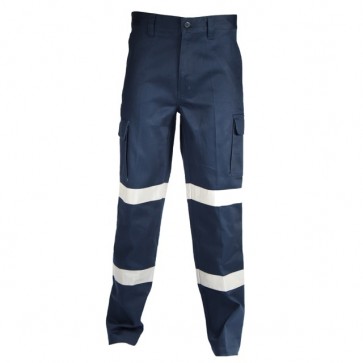 DNC DOUBLE HOOPS TAPED CARGO PANTS