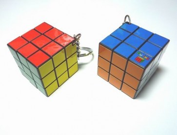 Rubik's® Cube Keyring Standard 3x3 34mm