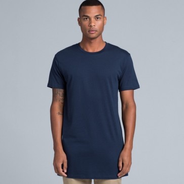 AS Colour Mens Tall Tee - Navy Model Front