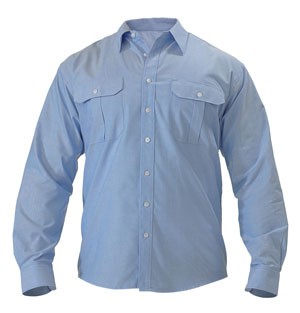 Bisley Oxford Shirt - Long Sleeve - Blue