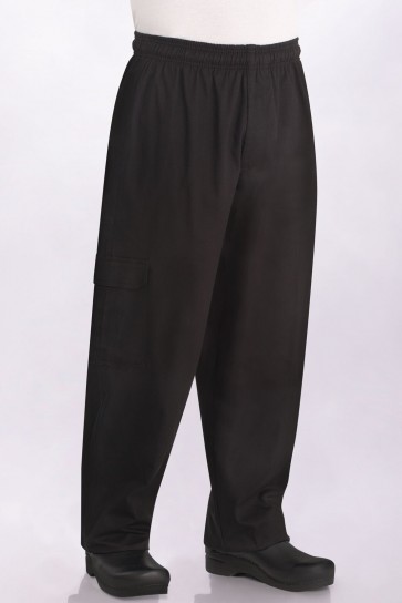 Chef Works Black Cargo Chef Pant