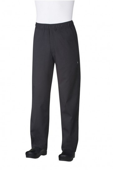 Chef Works Black Lightweight Baggy Chef Pants 