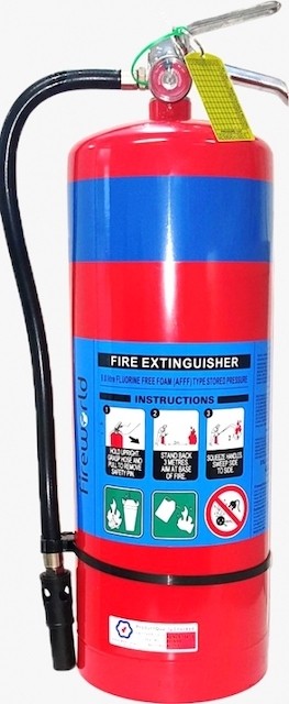 Fire Extinguisher 9.0 litre Fluorine free AFFF (Air Foam)