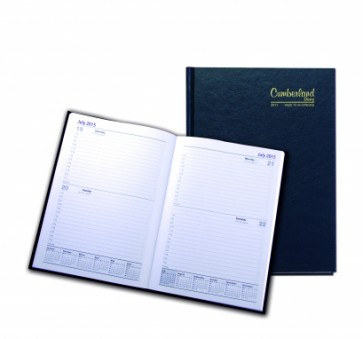 Cumberland Casebound Unbranded Diary - A4 One Day To A Page