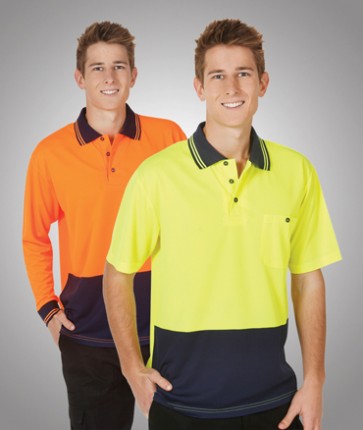Budget HV Light Weight Cooldry Short Sleeve Polo 