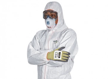 Force360 Defender FR Type 5,6 Fire Retardant Disposable Coverall White