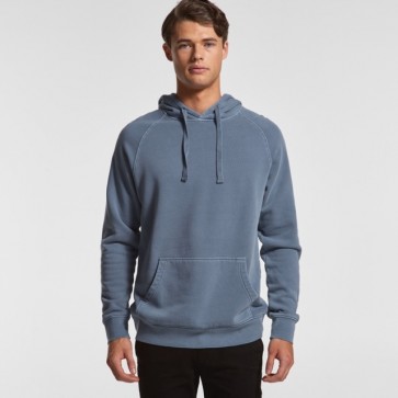 AS Colour Men'S Faded Hood - Faded Blue Model Front