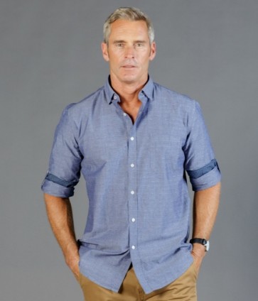 Gloweave Hardware Men's Long Sleeve Shirt - Model