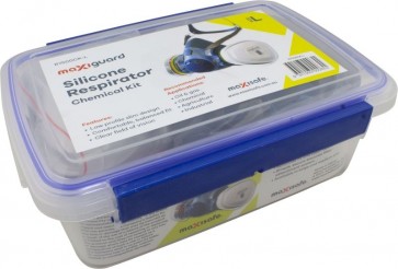 Maxisafe Half Repirator Silicone Chemical Kit