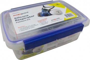 Maxisafe Half Respirator Silicone Painters Kit