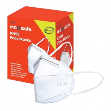 Maxisafe KN95 Disposable Flatfold Respirator with Earloops