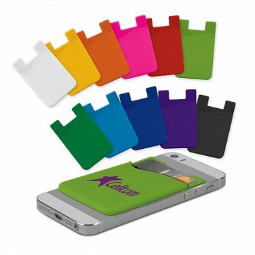 Silicone Phone Wallet - All Colours