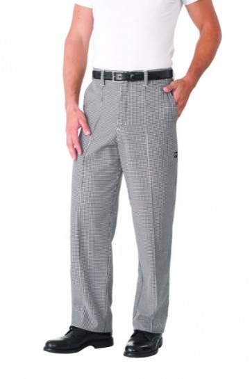 Chef Works Small Check Fitted Chef Pant