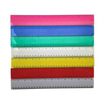 Soft Plastic PVC Ruler - All Colours