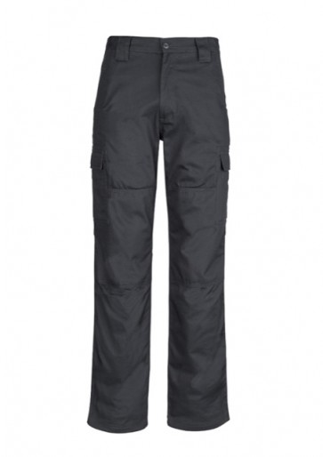 ZW001 Mens Drill Cargo Pant Charcoal Front