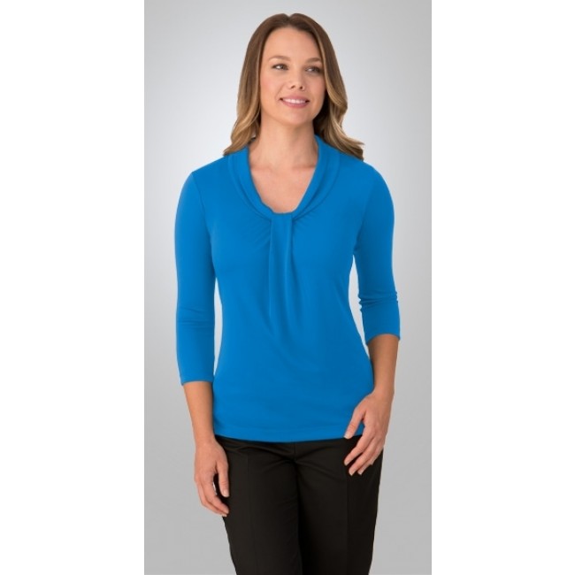 City Collection Women's Pippa Knit 3/4 Sleeve Top | Work In It