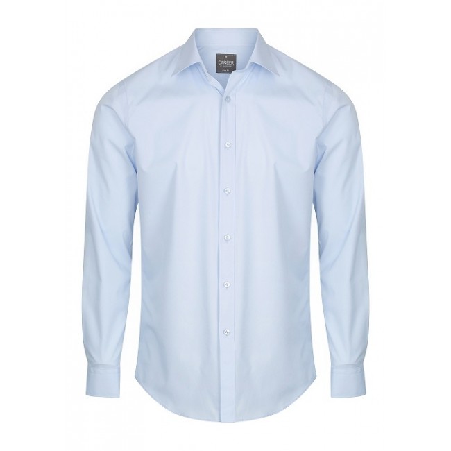 Gloweave Nicholson Men's Premium Poplin Long Sleeve Shirt | Work In It