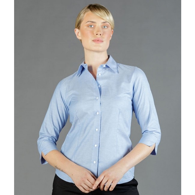 Gloweave Oxford Womens 3/4 Sleeve Shirt | Work In It