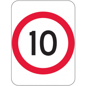 10KM Speed Sign