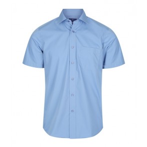 Gloweave Nicholson Men's Premium Poplin Short Sleeve Shirt