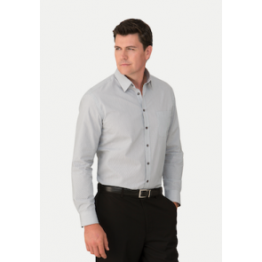 City Collection Men's Pinfeather Long Sleeve Shirt
