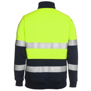 JBs wear Hi Vis Day Night 1/2 Zip Fleecy Sweat