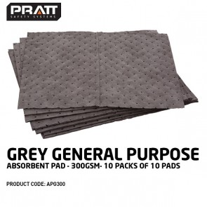 Pratt Grey General Purpose Absorbent Pad