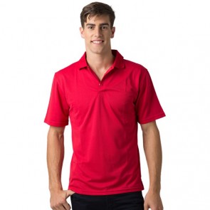 BeSeen pique knit polo The Scorpion Red