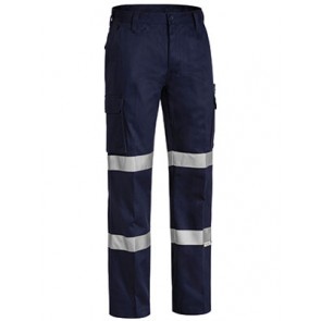 Bisley 3M Double Taped Cotton Drill Cargo Work Pant