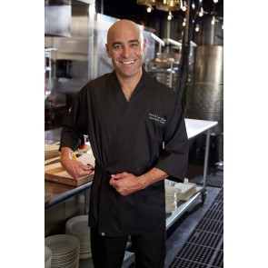 Chef Works Black Sushi Server Jacket