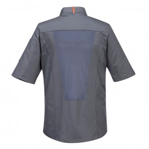 Portwest Men's Chefs Jacket Mesh Air Pro Short Sleeve 