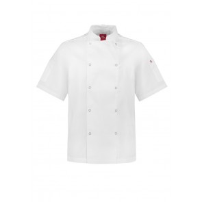Biz Collection Men's Zest Short Sleeve Chef Jacket