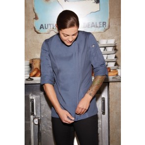 Chef Works Women's Hartford Zipper Chef Long Sleeve Jacket