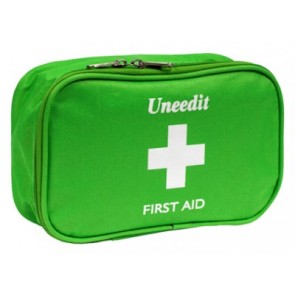 First Aid Kit Vehicles Complete Soft Green Case "Plus" 