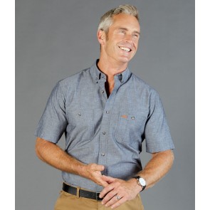 Gloweave Iconic Men's Short Sleeve Shirt - Black Model