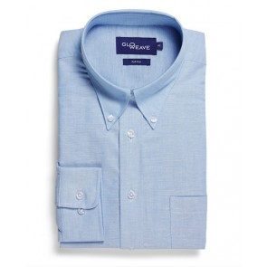 Gloweave Oxford  Mens Weave Long Sleeve Shirt