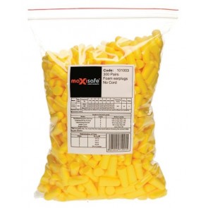 Maxisafe Uncorded Earplugs 26dB Class 5 300 Pair Pack
