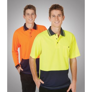 HV Light Weight Cooldry Long Sleeve Polo - Models