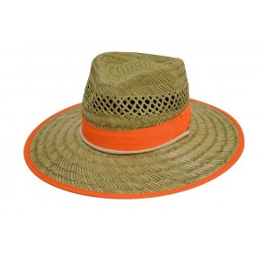 Maxisafe Hi Vis Straw Sun Hat