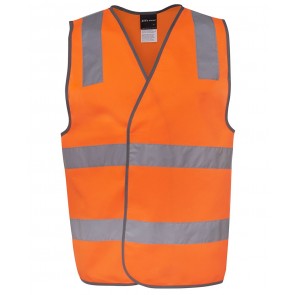 JB's Wear Hi Vis Day Night Safety Vest - Orange