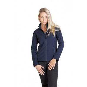 Ramo Ladies Tempest Soft Shell Jacket - Navy Model Front