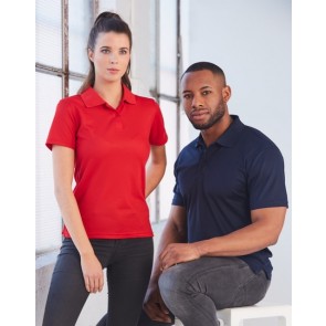 Winning Spirit Ladies Verve Polo Shirt - Models Red and Navy