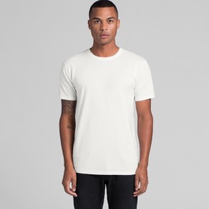 AS Colour Men's Organic Tee - Unisex Product - White Model Front 