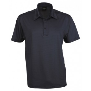 Stencil Silvertech Men's Polo Shirt - Black