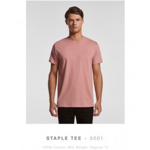 AS Colour Men's Staple Tee - Rose Model