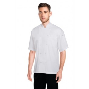 Chef Works Men's Palermo Cool Vent Chef Short Sleeve Jacket