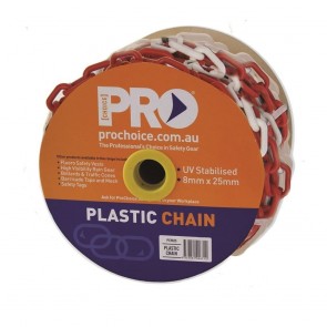 Safety Chain Red White 
