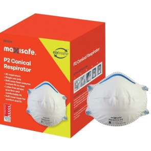 Maxisafe P2 Conical Disposable Respirator
