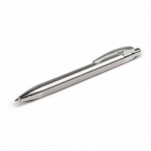 Retractable Stainless Steel Ball Point Pen 