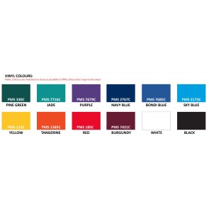 Vinyl Bunting Standard PMS Colours